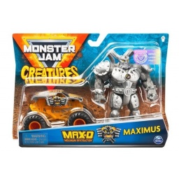 Monsetr Jam - Die Cast 1:64 + Figuras Maximus 58731