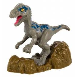 JURASSIC WORLD - Dinosaurios Mini 5 cm GXB08 - VELOCIRAPTOR BLUE