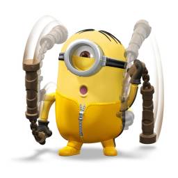 MINIONS - Traviesos Kevin Escupe-fuego Fig 4" gmd90-gmd96
