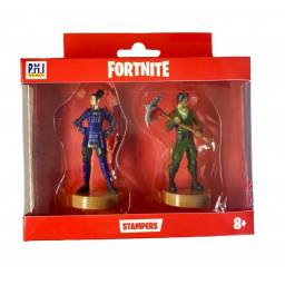 FORTNITE - Figuras Con Sello x2 Hime & Aerial Assault - FOR5215