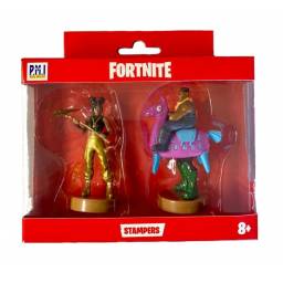 FORTNITE - Figuras Con Sello x2 Luxe & Giddy-Up - FOR5215