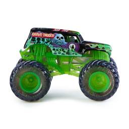 Monster Jam - Vehculo Coleccionable Grave Digger + Bonus 1:64 - 58701