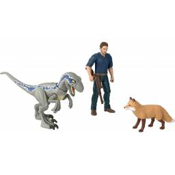 JURASSIC WORLD - Humano + Dino JW3 - HDX46