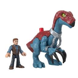 FISHER PRICE - Jurassic World Therizinosaurus & Owen - GVV63