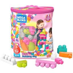 Mega Bloks - Bolsa Grande Rosa Dch62