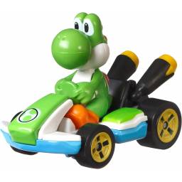 Hot Wheels - Mario Kart Personajes Yoshi 1:34 - GBG25