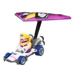 HOT WHEELS - Auto Mario Kart con Glider GVD30 - WARIO