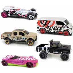Hot Wheels - Vehculos Pack X5 1806 - Speed Blur