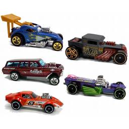 HOT WHEELS - Vehculos Pack X5 1806 - Hw Exposed Engines