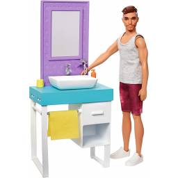 BARBIE- Ken Y Muebles FYK51-FYK53