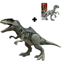 JURASSIC WORLD - Giganotosaurus + Dinosaurio 15cm - GWD68