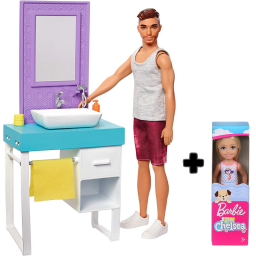 Mueco Ken Set De Bao + Mueca Chelsea - FYK51