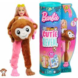 BARBIE - Cutie Reveal Peluche de Mono - HKP97