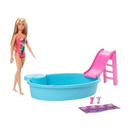 BARBIE - Piscina con Mueca - GHL91