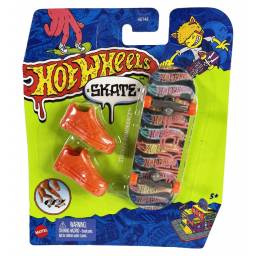 HOT WHEELS - Skate Patineta De Dedo Stacked Con Tenis - HGT46