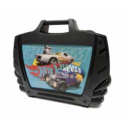 HOT WHEELS - Estuche Porta Autitos X15 Negro - HWCC16