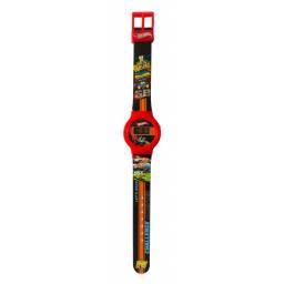 HOT WHEELS - Reloj en Blister Digital Rojo - HWRJ6