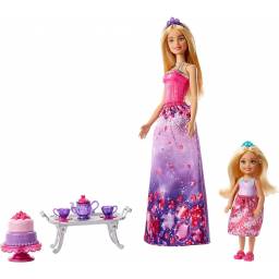 BARBIE - Villa Caramelo Princesa Y Chelsea Juego De T - FPL88