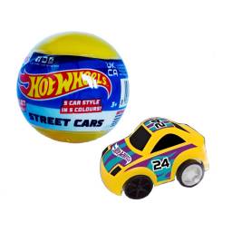 HOT WHEELS - Pelota Surtida 1 Auto Mini + Stickers - HW014