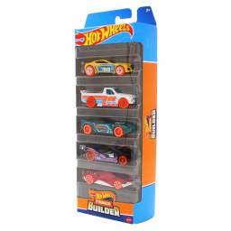 HOT WHEELS - Vehculos Pack X5 1806 - Track Builder
