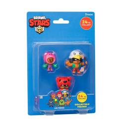 BRAWL STARS - Pack x3 Figuras Nita Bo y Rosa - BRW2020