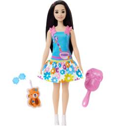 BARBIE - Mi Primera Barbie Bsica Renee HLL18-HLL22