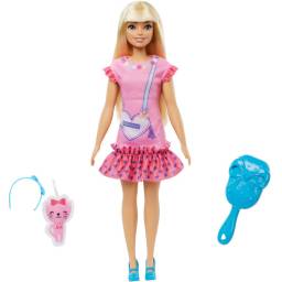 BARBIE - Mi Primera Barbie Bsica Malibu HLL18-HLL19