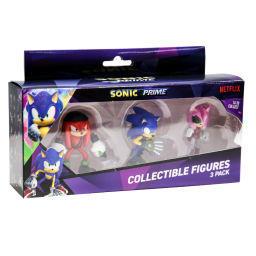 SONIC - Pack x3 Figuras 6cm en Caja Knuckles - SON2021