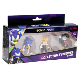 SONIC - Pack x3 Figuras 6cm en Caja Sonic - SON2021