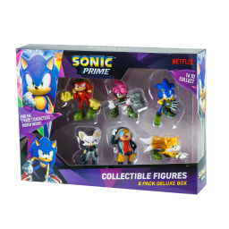 SONIC - Pack x8 Figuras 7cm en Caja Dr Don't - SON2070