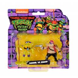 TORTUGAS NINJA -  Mini Figuras x2 Donnie vs Bebop - 83310