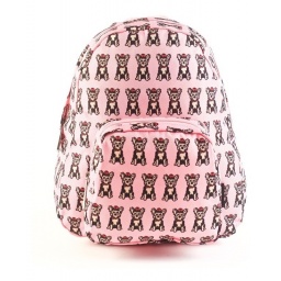 PET FRIENDS - Mochila Teen Yorkie Rosa 25cm - 91210R