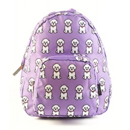 PET FRIENDS - Mochila Teen Bichn Violeta 25cm - 91210V
