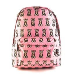 PET FRIENDS - Mochila Teen Yorkie Rosa 40cm - 91208R
