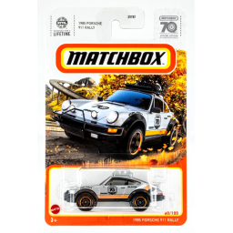 MATCHBOX - Vehículo 1985 Porsche 911 Rally - 30782