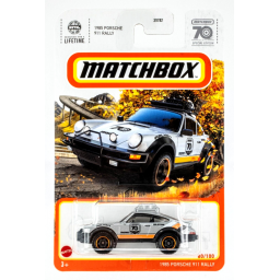 MATCHBOX - Vehculo 1985 Porsche 911 Rally - 30782