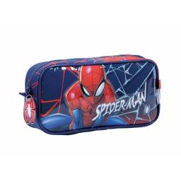 SPIDERMAN - Cartuchera Basica Web Line 38204-Azul/Rojo