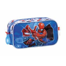 SPIDERMAN - Cartuchera Basica Tech Line 38217-Azul