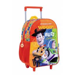 TOY STORY - Mochila Basica con Carro 30 cm 43156-Rojo