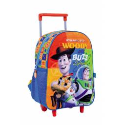 TOY STORY - Mochila Basica con Carro 30 cm 43156-Azul