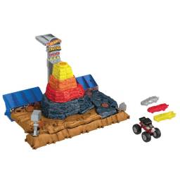 HOT WHEELS - Monster Trucks Arena de Demolicion Deposito de Chatarra Bone Shaker HNB96