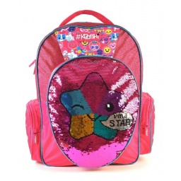 Mochila Kooshi  Estrellas Rosa 43 Cm. 91346