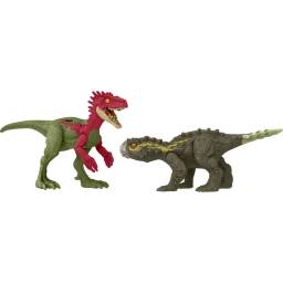JURASSIC WORLD - Pack de Peligro Eoraptor vs Stegouros HLN49