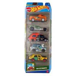 HOT WHEELS - Vehculos Pack x5 Get Aways - 1806