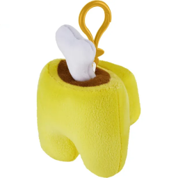 AMONG US - Clip On Plush Coleccionable Amarillo - AU7204