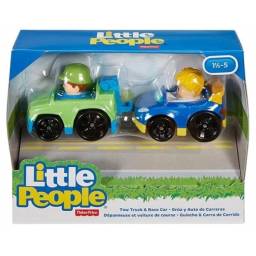 FISHER PRICE - Little People Wheelies Pack x2 Tow y Race - DRH01