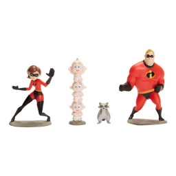 LOS INCREBLES - Figuras Coleccionables x4 - 76708