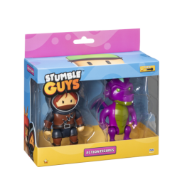 STUMBLE GUYS - Figuras Accin Pack x2 Ninja y Dragn - SG6215