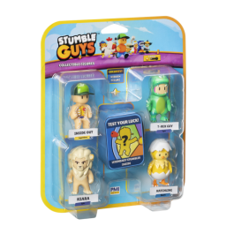 STUMBLE GUYS - Figuras Pack x5 + Sorpresa Hatchling - SG2240
