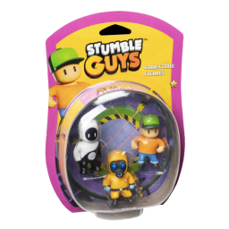 STUMBLE GUYS - Figuras Pack x3 Hazmat Nbc - SG2220